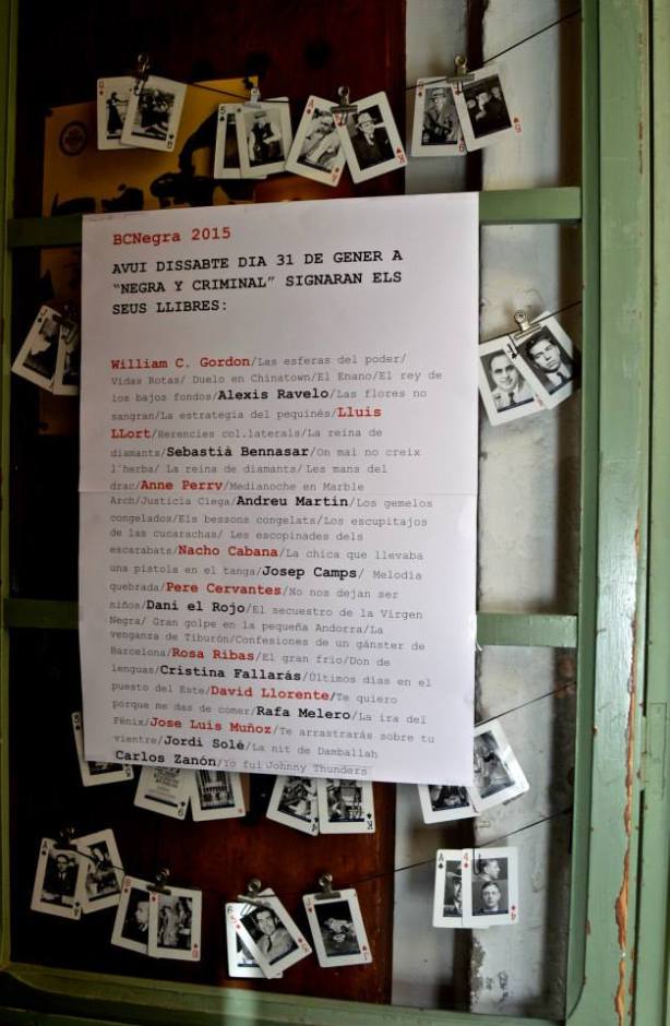 La puerta de Negra y Criminal. BCNegra. Foto:  Laura Muñoz Hermida